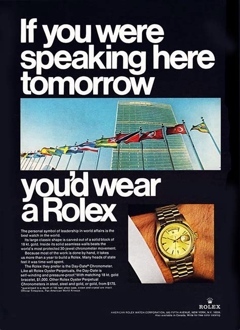 vintage rolex magazines